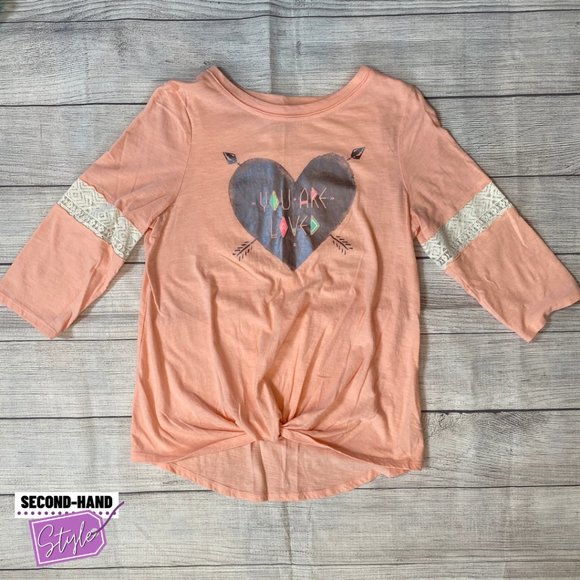 Mudd Girls Sz16 3/4 Length Sleeve Tops (Set of Two) - Picture 3 of 3